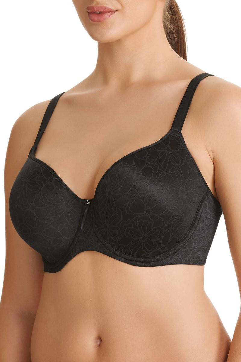 3 x Berlei Womens Lift & Shape T-Shirt Bra Black Y584ub