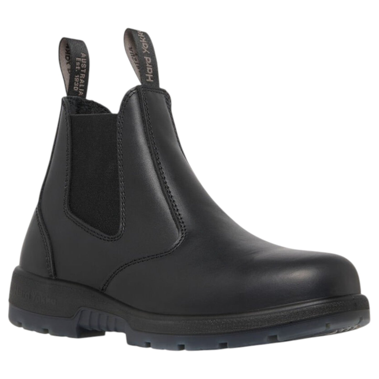Mens Hard Yakka Outback Pull On Steel Toe Boots Black