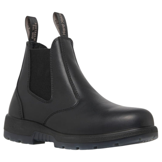 Mens Hard Yakka Outback Pull On Steel Toe Boots Black