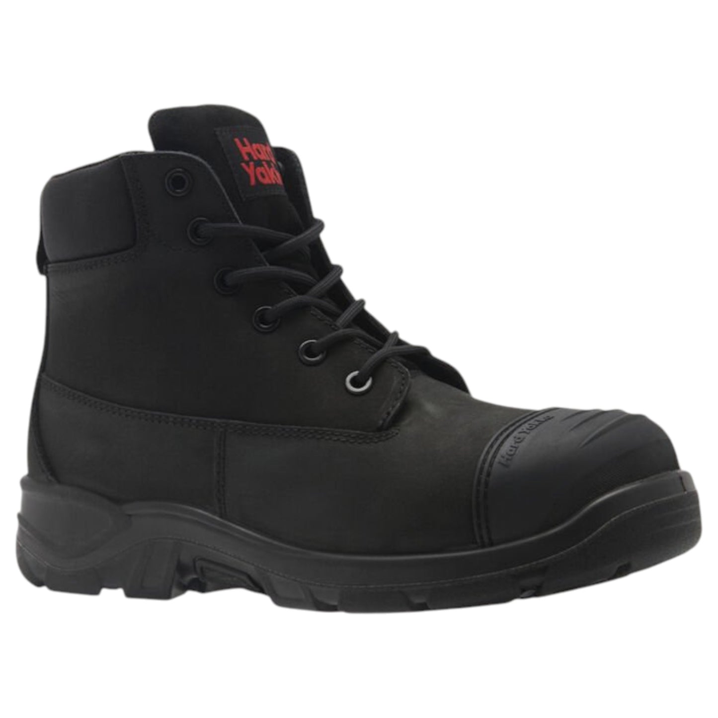 Mens Hard Yakka TOUGHMAXX 6Z Steel Toe Boots Black