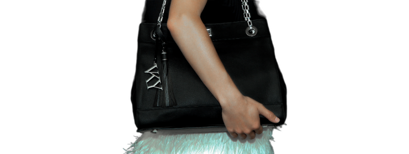 Womens VKY Leila Shoulder Classic Handbag Black