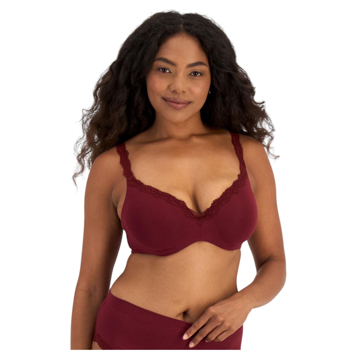 Berlei Barely There Breathe Luxe T-Shirt Bra Crimson Fire