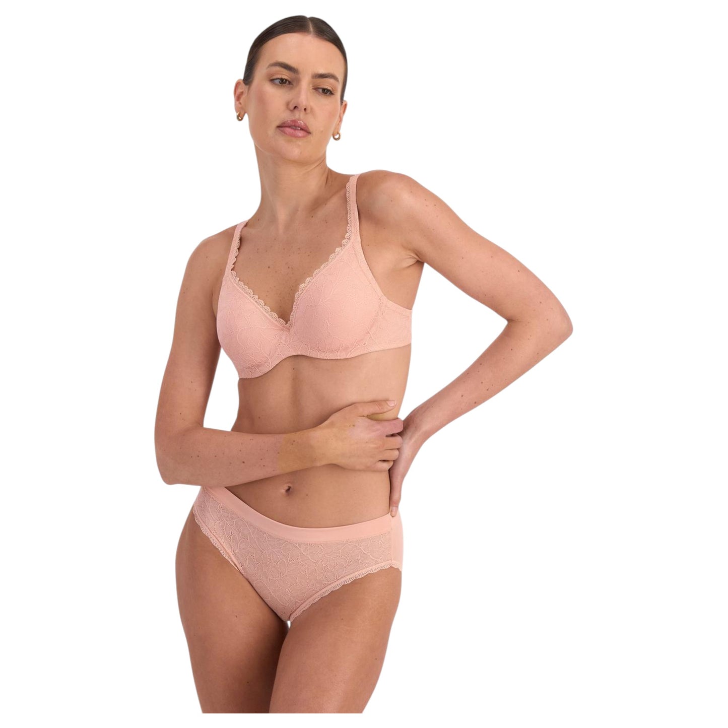 Berlei Barely There Lace Contour Bra Perpetual Pink