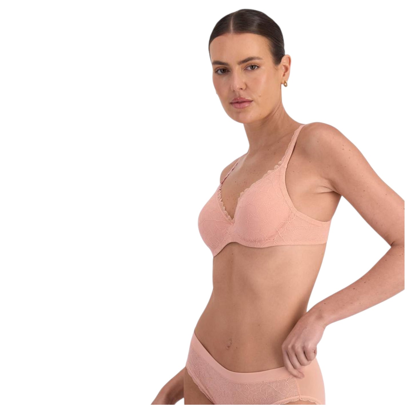 Berlei Barely There Lace Contour Bra Perpetual Pink