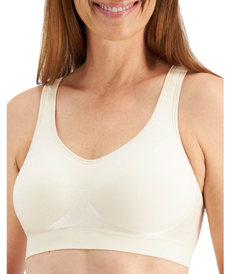 Playtex 2 Pack Comfort Revolution Wirefree Bra Pink And Almond