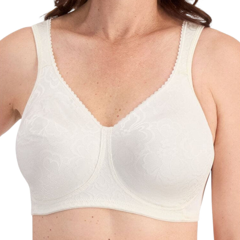 2 x Playtex 18 Hour Ultimate Lift & Support Wirefree Bra - White/ Toffee