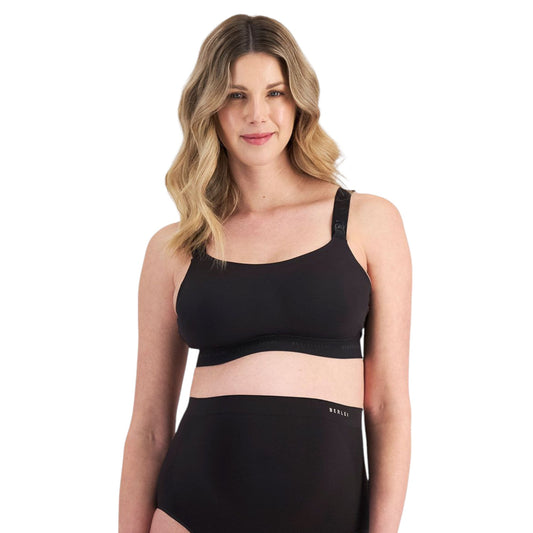 Womens Berlei Life Maternity Active Crop Bra Black