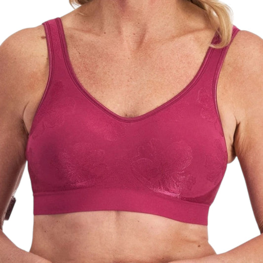 Womens Playtex Comfort Revolution Contour Wirefree Bra Cherry