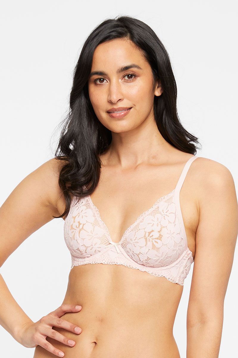 Berlei Womens Corsica Soft Cup Plunge Bra Blush Yx6m