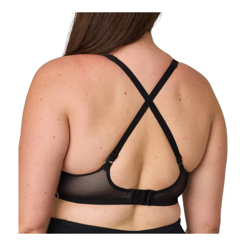 5 x Be By Berlei Womens Non-Contour High Impact Sports Bra Black