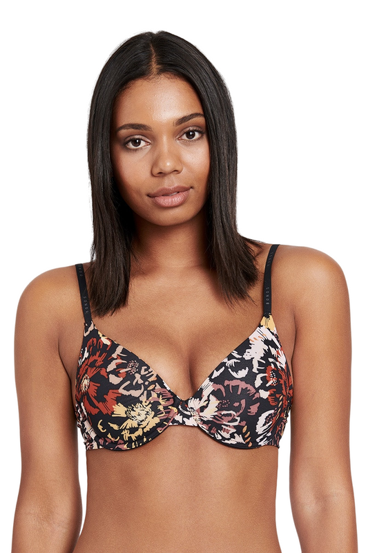 Womens Bonds Invisi Underwire T-Shirt Bra Artistic Floral