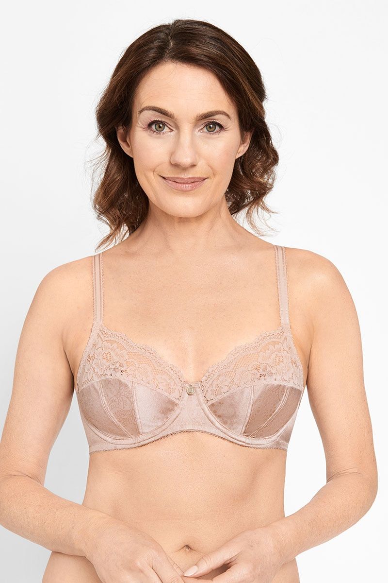 2 x Berlei Classic Lace Non-Contour Underwire Bra Nude