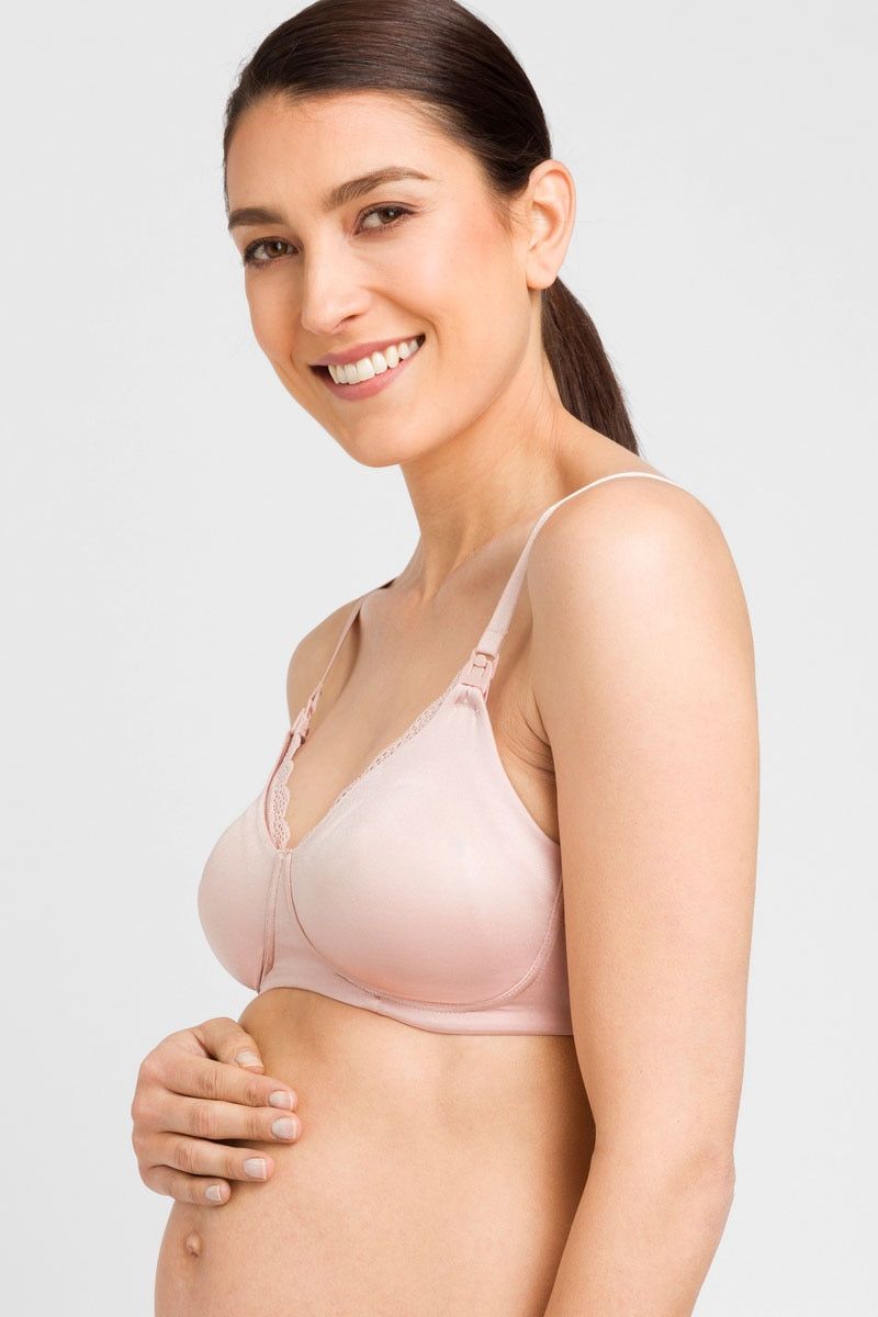 2 x Berlei Womens Comfort Lace Maternity Bra Nude Yxq3