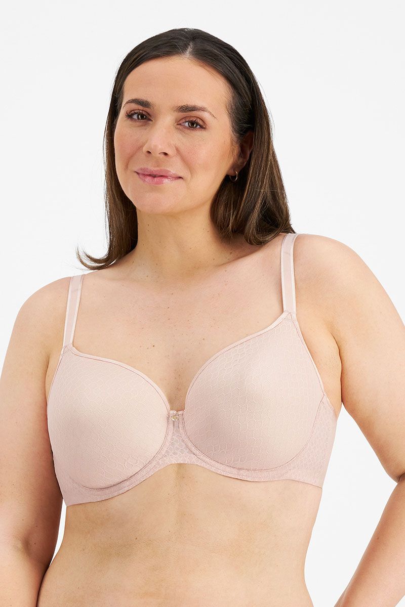 Berlei Lift & Shape T-Shirt Mesh Bra - Nude Lace