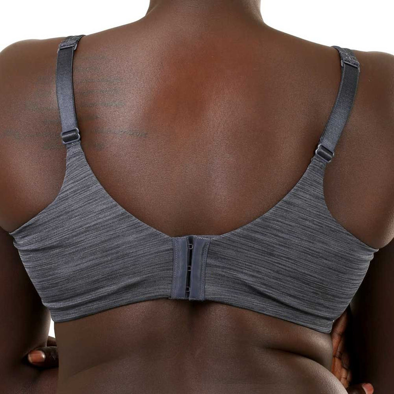 5 x Hestia Womens Smoothing Minimiser Lightweight Bra Charcoal