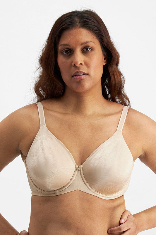 Womens Berlei Lift & Shape Non Contour Underwire Bra Pearl Nude