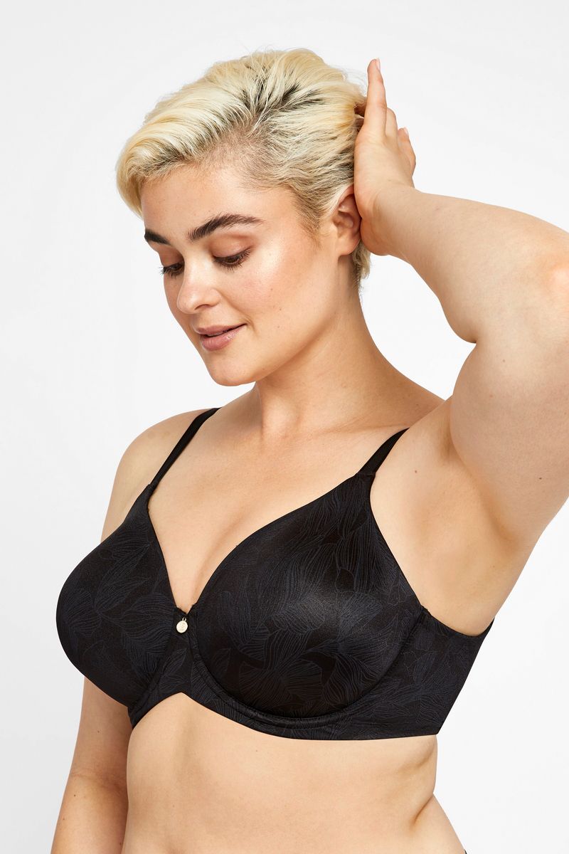 Berlei Womens Lift & Shape Non Contour Underwire Black Bra