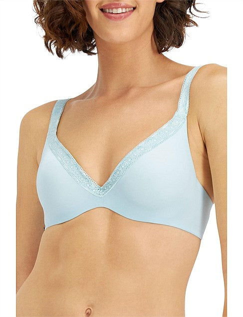 2 x Berlei Womens Barely There Luxe Contour Bra Spritz Blue Yzpe