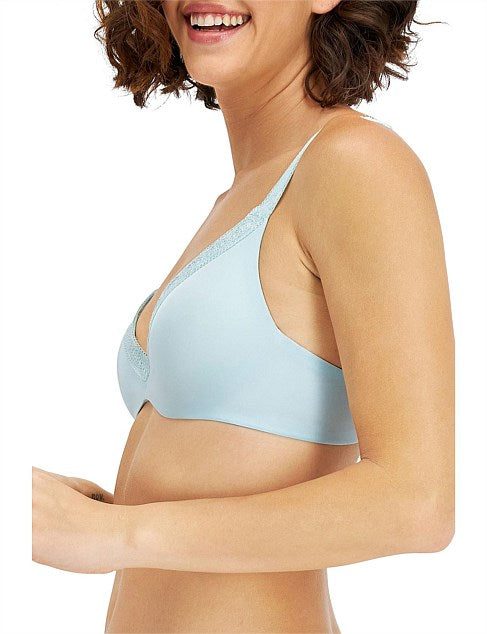 2 x Berlei Womens Barely There Luxe Contour Bra Spritz Blue Yzpe