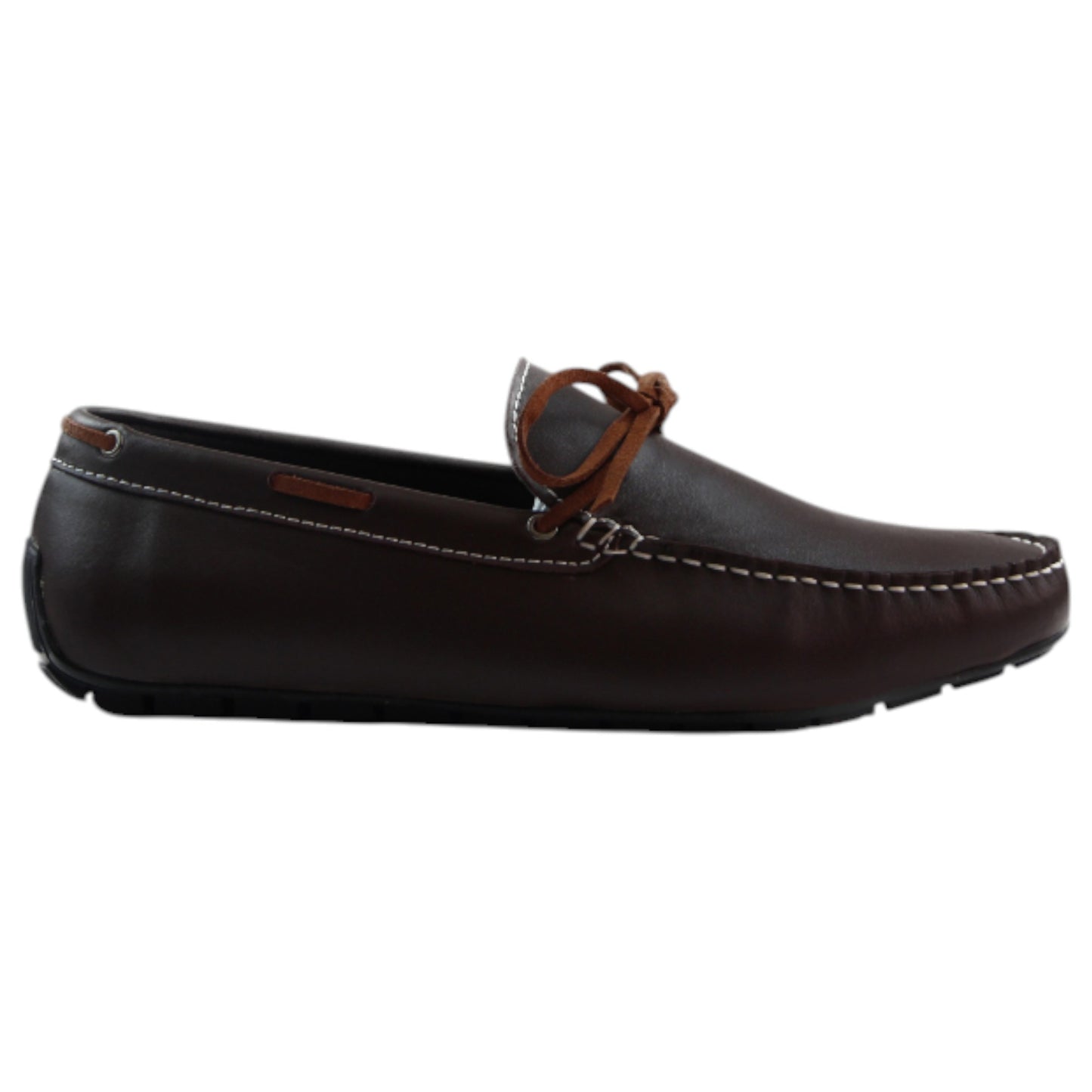 Mens Zasel Anchor Shoes Dark Brown