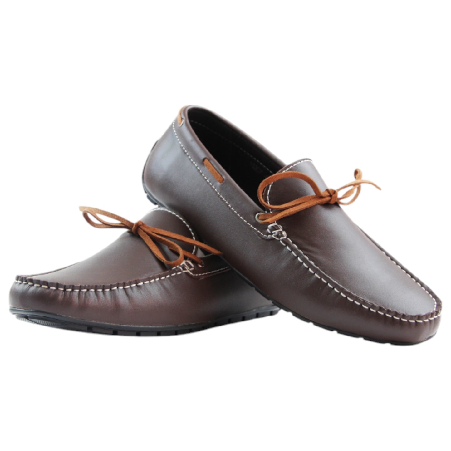 Mens Zasel Anchor Shoes Dark Brown