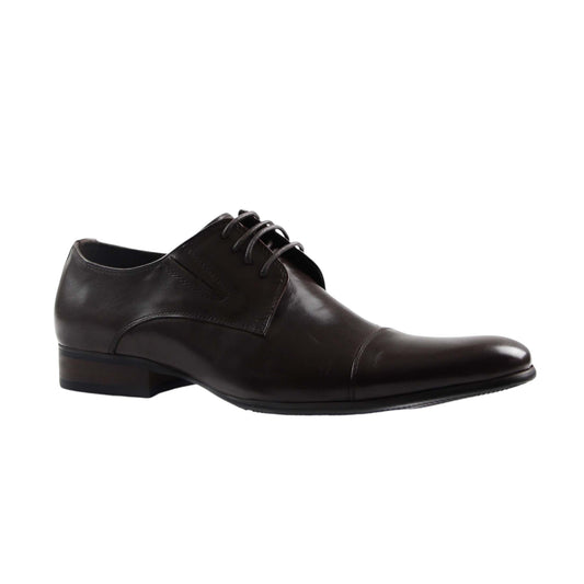 Mens Zasel Castro Shoes Dark Brown