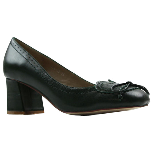 Womens Zasel Frances Heels Dark Green