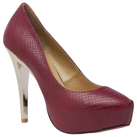 Womens Zasel Jayne Heels Burgundy
