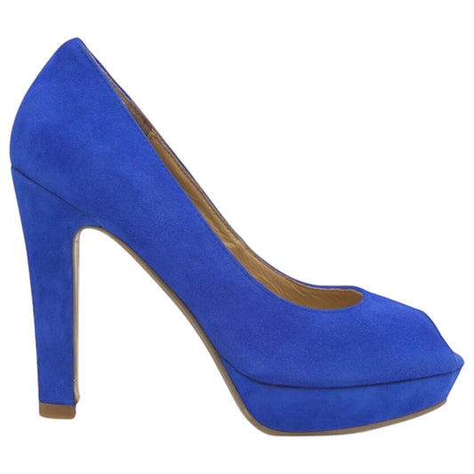 Womens Zasel Lenny Heels Electric Blue