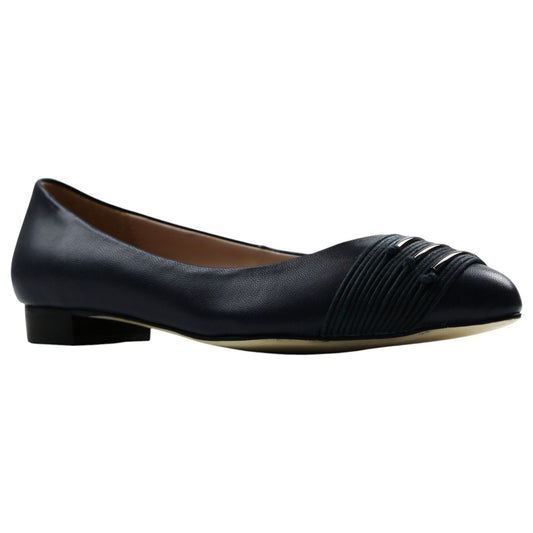 Womens Zasel Lucy Flats Navy