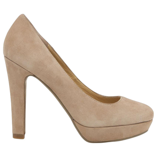 Womens Zasel Mara Heels Beige