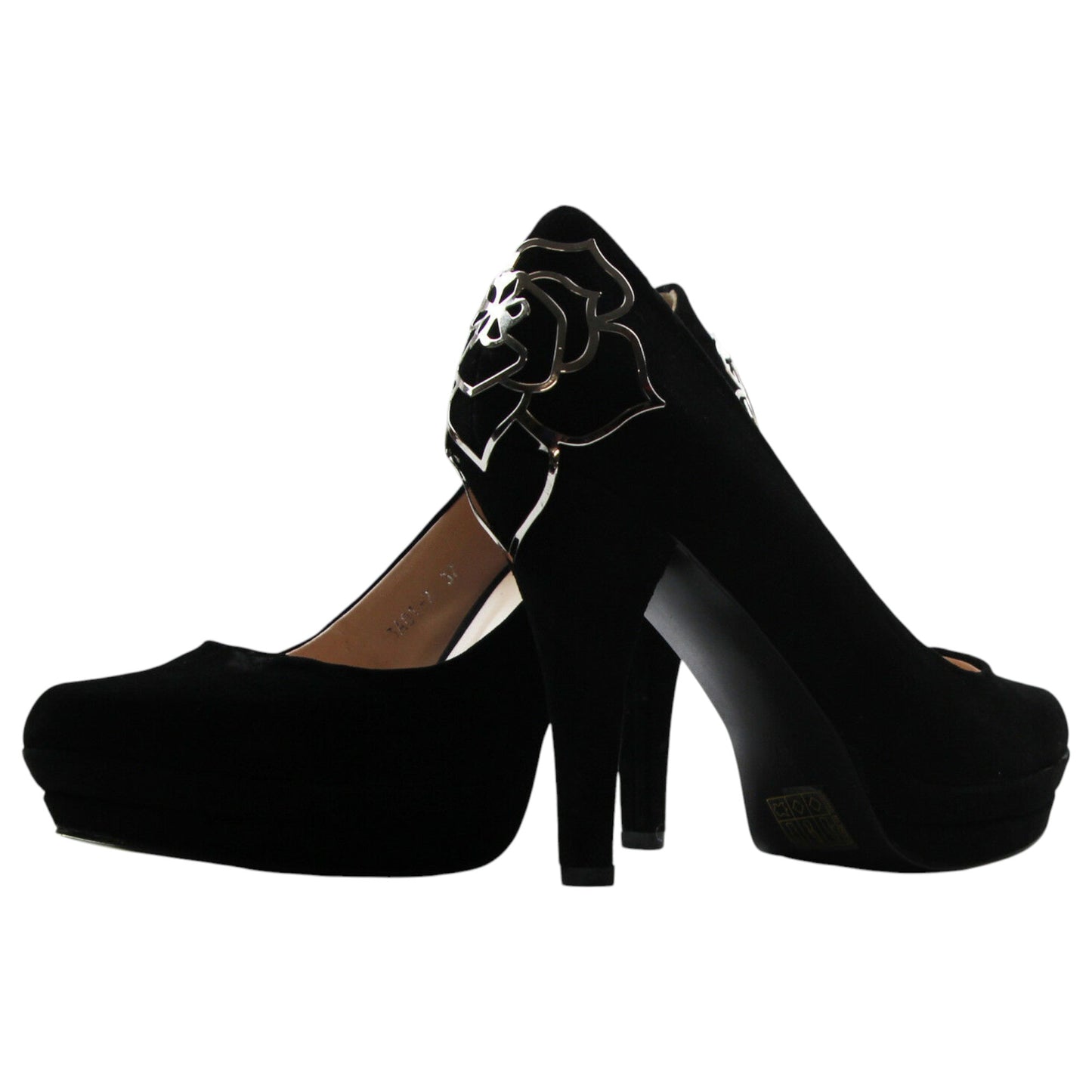 Womens Zasel Marilyn Heels Black