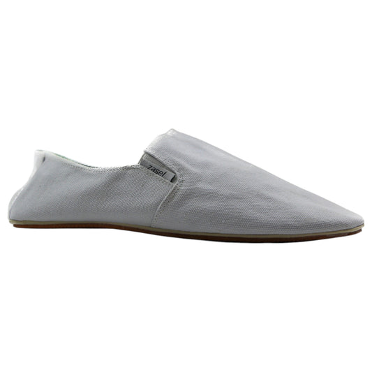 Mens Zasel Cotton Canvas Shoes White
