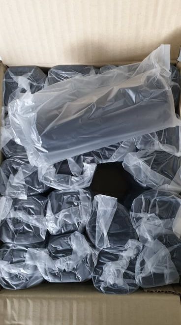 50 Pcs X 27L White Black Tidy Garbage Bin Liners Bags