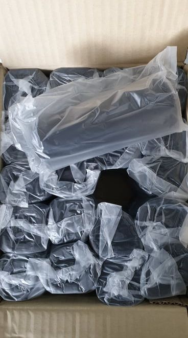 1000 Pcs X 27L White Black Tidy Garbage Bin Liners Bags