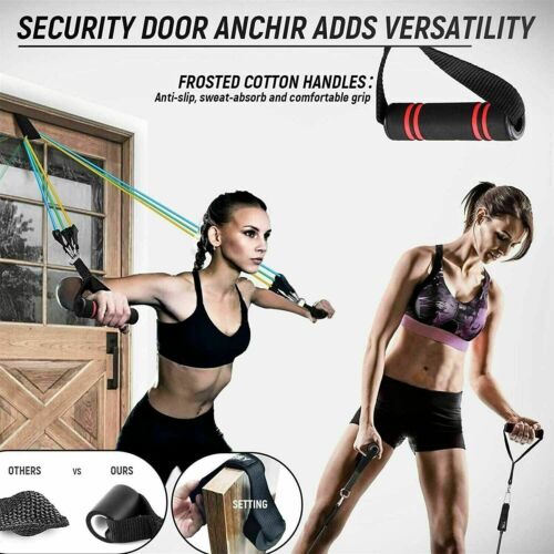 1 Set X 13Pc Yoga Resistance Band Home Workout Set With Handles