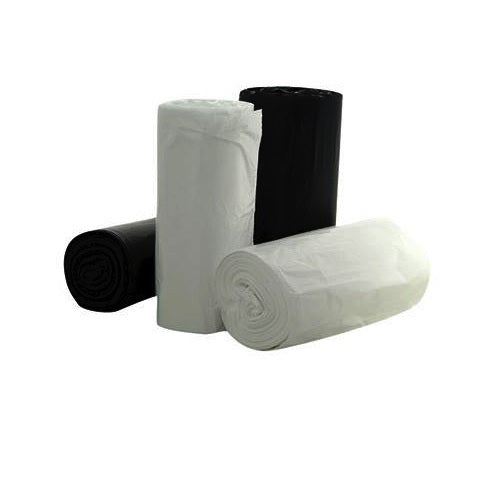 50 Pcs X 27L White Black Tidy Garbage Bin Liners Bags