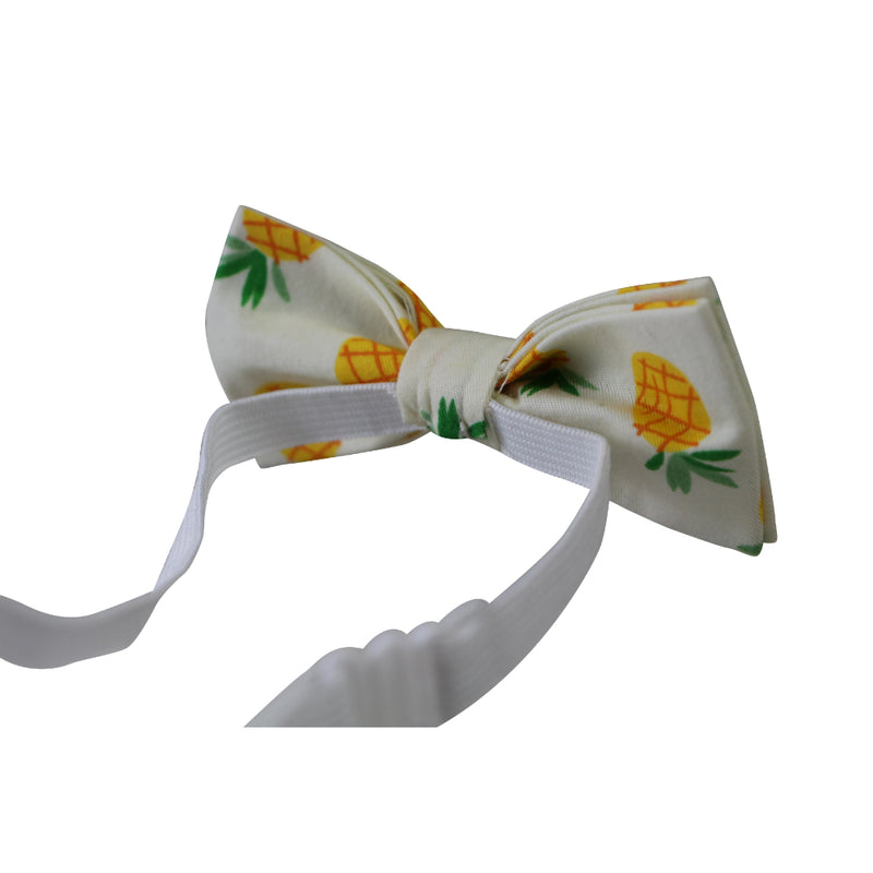 Boys Pineapple Fruit Patterned Bow Tie