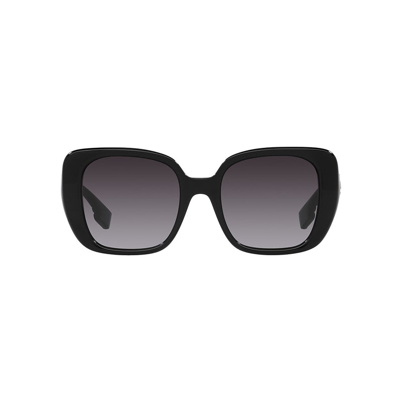 Womens Burberry Sunglasses Be4371 Helena Black /Grey Gradient Sunnies