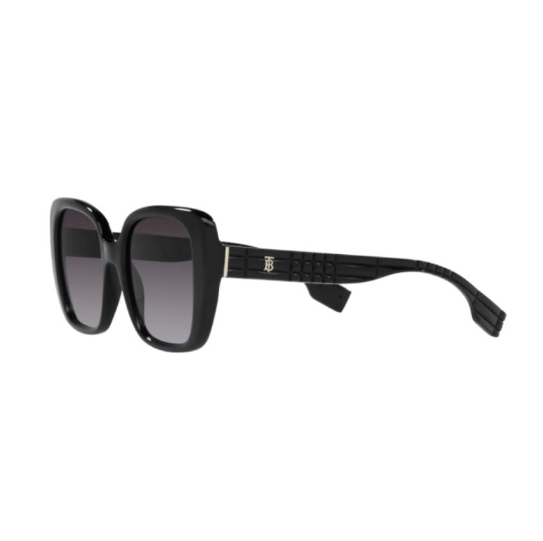 Womens Burberry Sunglasses Be4371 Helena Black /Grey Gradient Sunnies