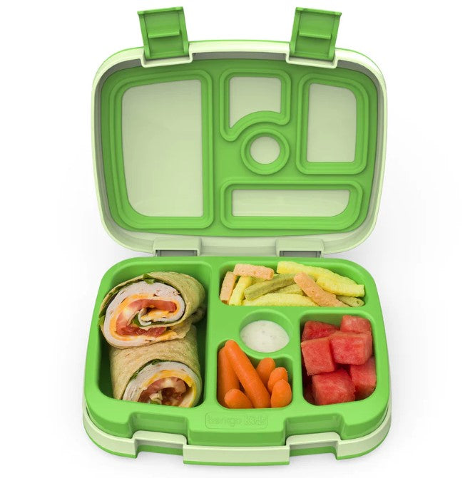 4 x Bentgo Kids Lunch Box Container Storage Green