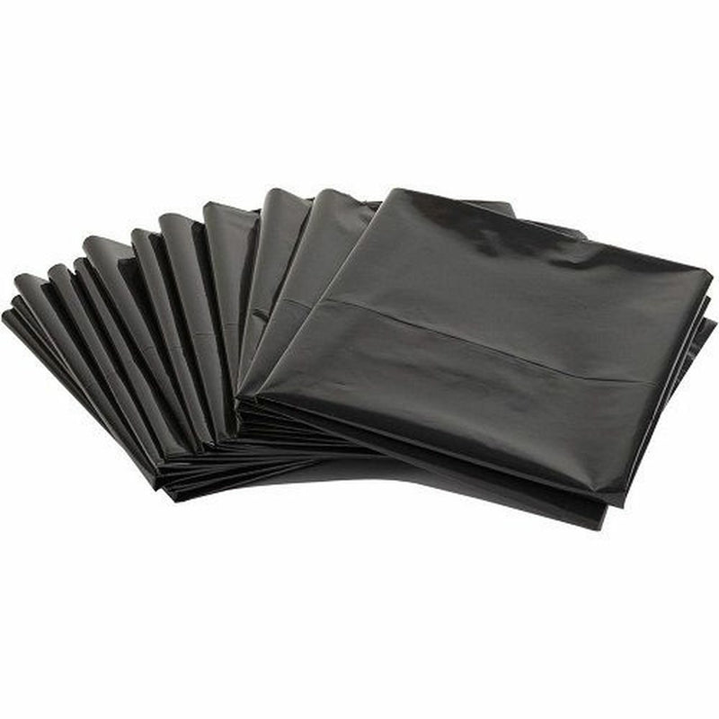 300 Pcs X 72-77L Black Garbage Bin Liners Economy Bags