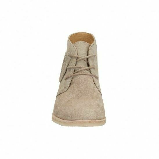 Womens Clarks Phenia Carnaby Sand Suede Nude Beige Lace Up Ankle Boots Booties