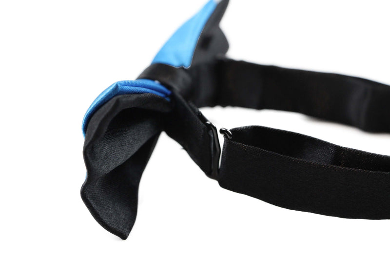 Boys Santorini Blue Two Tone Layer Bow Tie