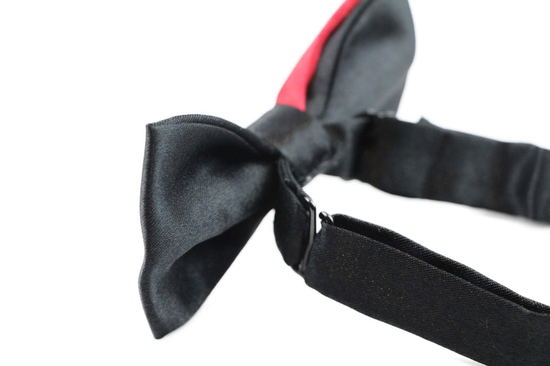 Boys Red Two Tone Layer Bow Tie - Zasel Home of Big Brands