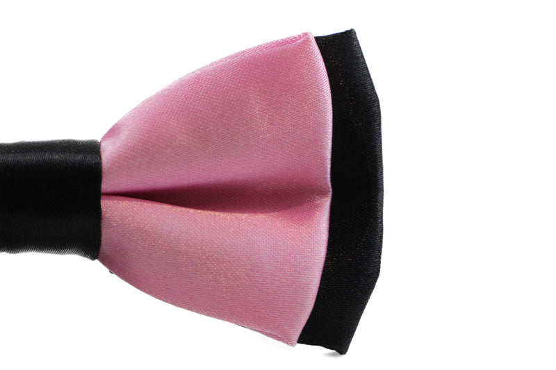 Boys Baby Pink Two Tone Layer Bow Tie - Zasel Home of Big Brands