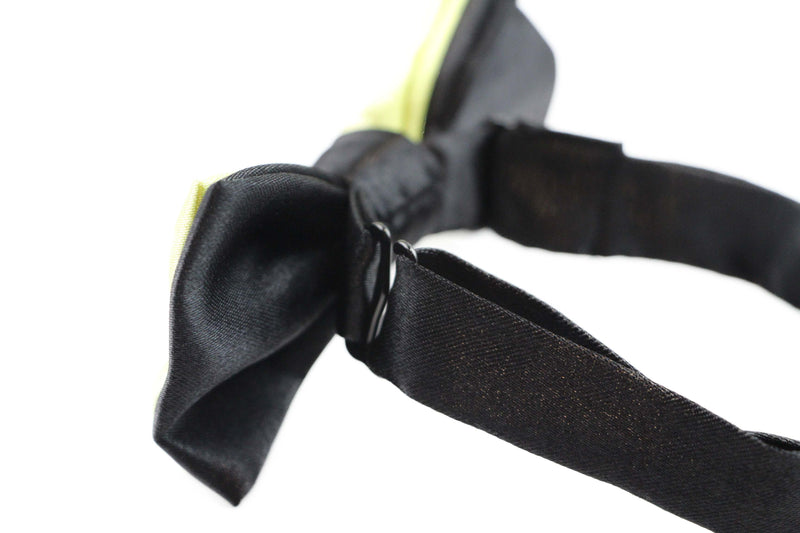 Boys Lime Two Tone Layer Bow Tie - Zasel Home of Big Brands