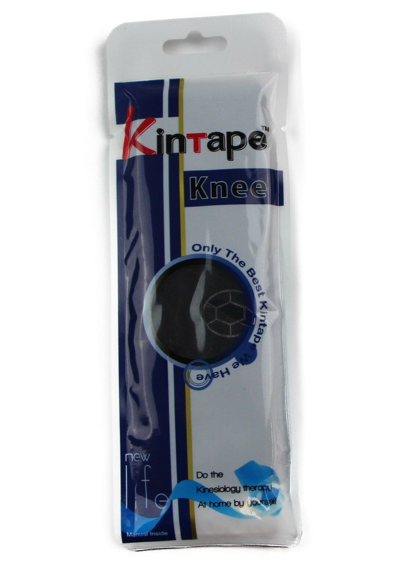 Knee Tape Kinesiology Sports Tape - Pre Cut  Black