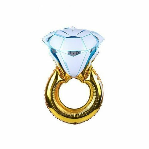 Diamond Engagement Ring Helium Balloon Blow Up Valentines Hens Party Decoration