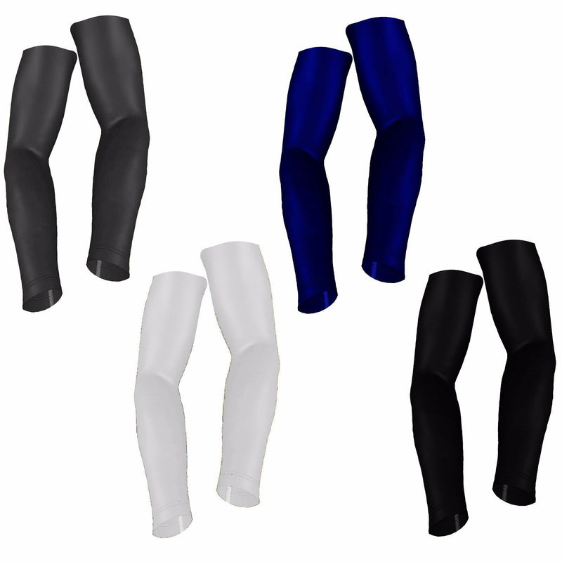Arm Sleeve Compression Elbow Support Black White Navy Basketball Golf Size S-2Xl